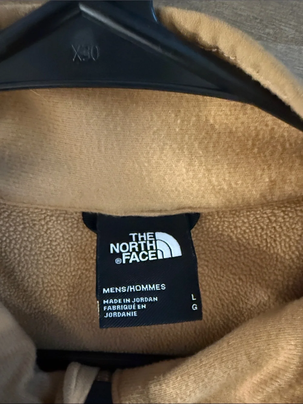 The North Face Half-Zip Fleece Pullover - Camel